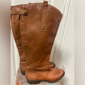Sam Edelman PENNY LEATHER RIDING BOOT. Soft leather size 10w Whiskey leather